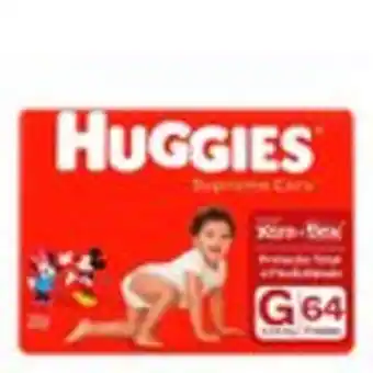 Drogaria São Paulo Fralda huggies supreme care g 64 unidades oferta