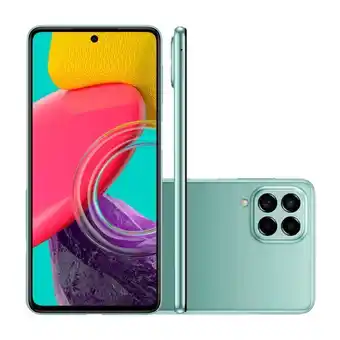 Fujioka Smartphone samsung galaxy m53, 5g 128gb, 8gb ram, processador octa-core, tela de 6.7'', dual chip| verde oferta