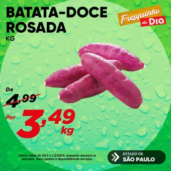 Dia Batata Doce Rosada 1kg oferta