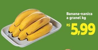 Extra Supermercado Banana Nanica a granel 1kg oferta