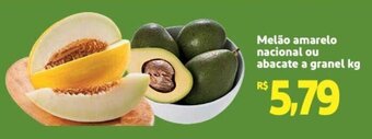 Extra Supermercado Melão Amarelo nacional ou Abacate a granel 1kg oferta