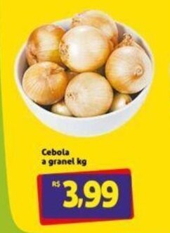 Extra Supermercado Cebola a granel 1kg oferta