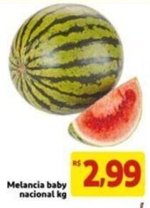 Extra Supermercado Melancia baby nacional 1kg oferta