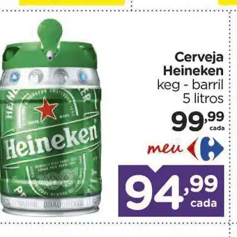 Carrefour Cerveja heineken oferta