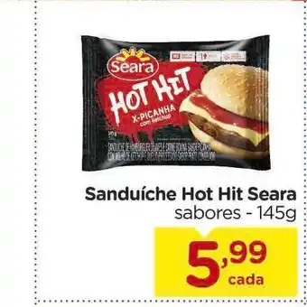 Carrefour Sanduiche hot hit seara oferta