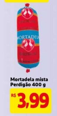 Mercado Extra Mortadela mista Perdigao 400g oferta