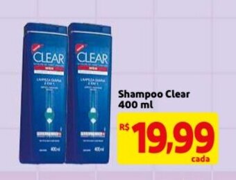 Mercado Extra Shampoo Clear 400ml oferta