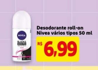 Mercado Extra Desodorante Roll On Nivea varios tipos 50ml oferta