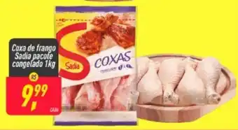 Frangolândia Coxa de frango Sadia pacote congelado 1kg oferta