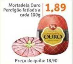 Sonda Mortadela ouro perdigão fatiada oferta