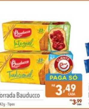 Supermercados Condor Torrada bauducco oferta