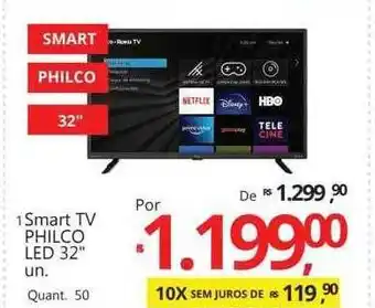 Supermercados Koch Smart tv philco led 32 oferta