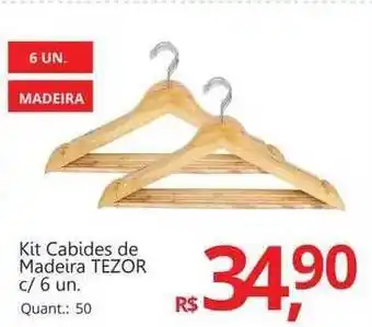 Supermercados Koch Kit cabides de madeira tezor oferta
