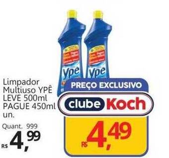 Supermercados Koch Limpador multiuso ypê oferta