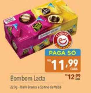 Supermercados Condor Bombom lacta oferta