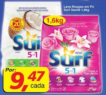 Lava Roupas em po Surf sache 1.6kg