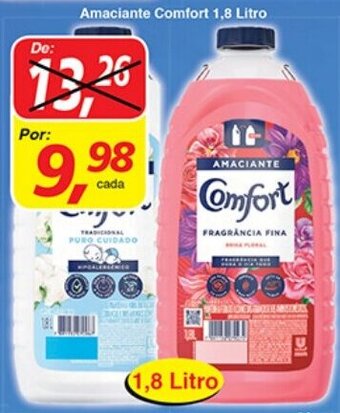 Supermercados Guanabara Amaciante Comfort 1.8L oferta