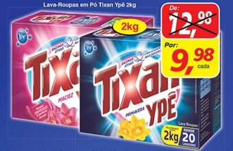 Supermercados Guanabara Lava roupas em po Tixan Ype 2kg oferta