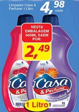 Supermercados Guanabara Limpador Casa & Perfume 1L oferta