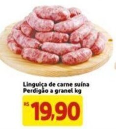 Extra Supermercado Linguiça de carne suina Perdigão a granel 1kg oferta