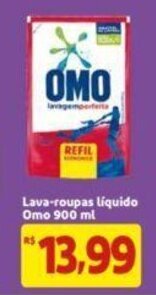Extra Supermercado Lava Roupas Liquido Omo 900ml oferta