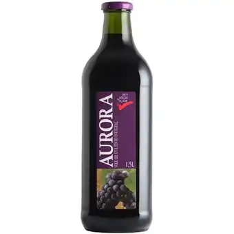 Suco de uva tinto integral aurora 1,5l