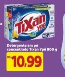 Extra Supermercado Detergente em pó concentrado Tixan Ypê 800g oferta
