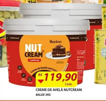 Creme de Avelã Nutcream balde 3kg
