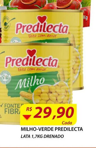 Assaí Atacadista Milho Verde Predilecta Lata 1.7kg oferta