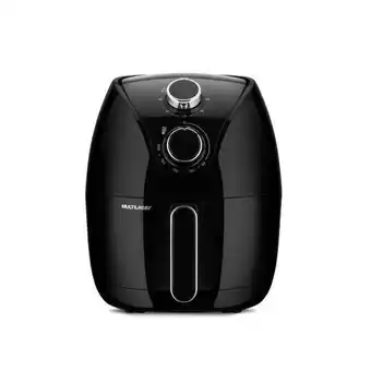 Fritadeira elétrica air fryer 4 litros, 1500w, 220v, preta, ce222, multilaser
