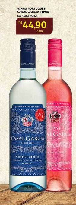 Assaí Atacadista Vinho português casal garcia tipos oferta