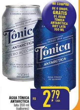 Agua tônica antarctica