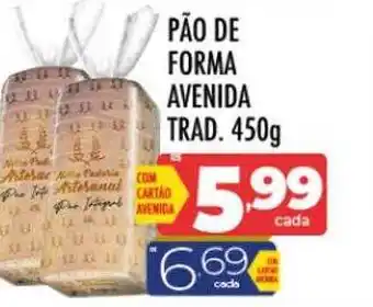 Supermercados Avenida Pão de forma avenida trad. oferta
