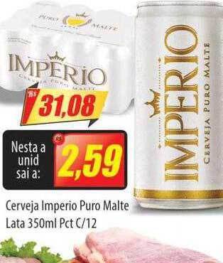 Cerveja imperio puro malte lata
