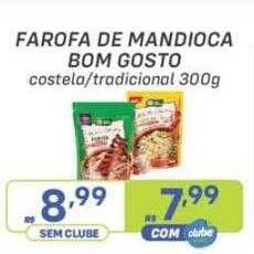 Farofa de mandioca bom gosto