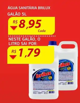 Assaí Atacadista Água Sanitária Brilux 5L oferta
