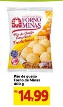 Extra Supermercado Pão de queijo Forno de mInas 400g oferta