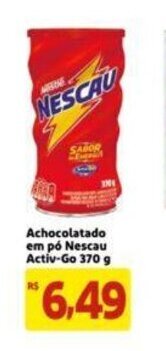 Extra Supermercado Achocolatado em pó Nescau Activ-Go 370g oferta