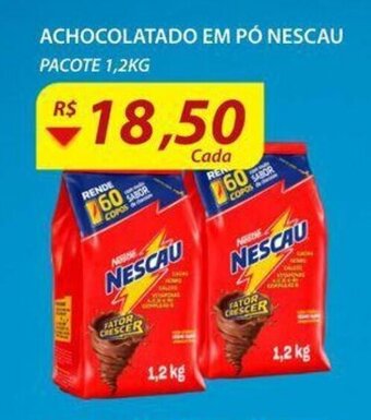 Assaí Atacadista Achocolatado em pó Nescau pacote 1.2kg oferta