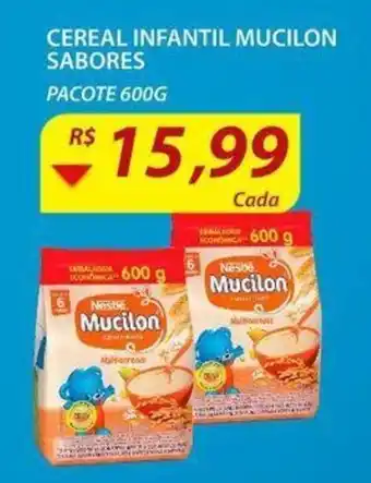 Assaí Atacadista Cereal Infantil Mucilon Sabores 600g oferta