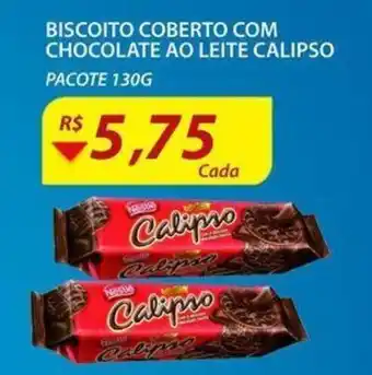 Assaí Atacadista Biscoito Coberto com Chocolate Ao leite Calipso 130g oferta
