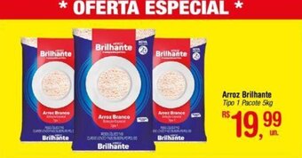Fort Atacadista Arroz Brilhante tipo 1 pacote 5kg oferta