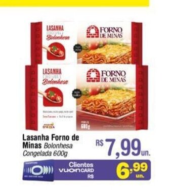 Lasanha Forno de Minas 600g