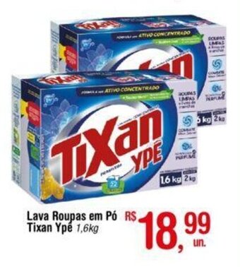 Fort Atacadista Lava roupas em pó Tixan Ypê 1.6kg oferta