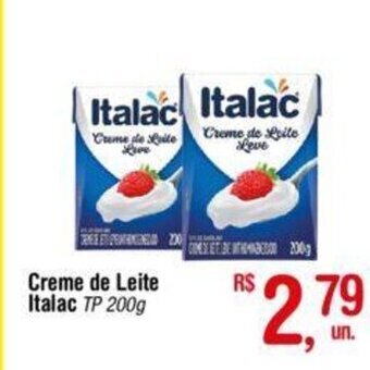 Fort Atacadista Creme de Leite Italac TP 200g oferta