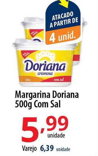 Akki Atacadista Margarina doriana com sal oferta