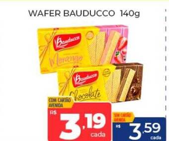 Supermercados Avenida Wafer bauducco oferta