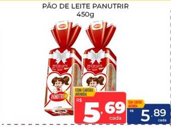 Supermercados Avenida Pão de leite panutrir oferta