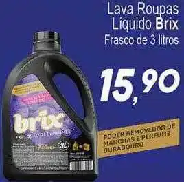 Villefort Atacadista Lava roupas liquido brix oferta