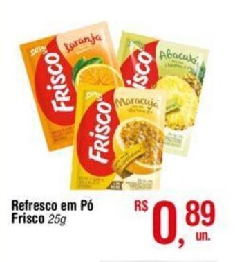 Refresco em pó Frisco 25g
